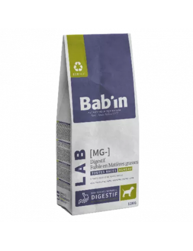 BAB'IN LAB ADULTE AGNEAU MG - (tte race) 12 KG