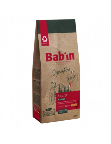 BAB'IN SIGNATURE MEDIUM ADULTE POULET 12 KG