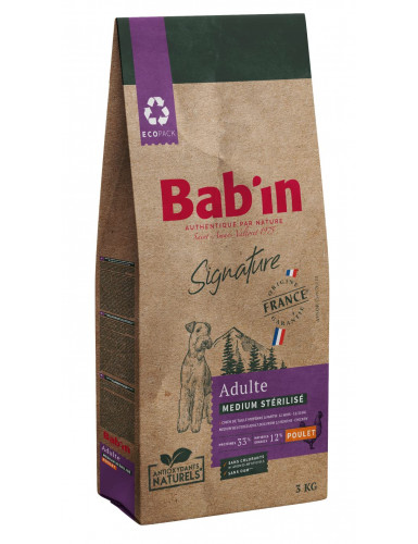 BAB'IN SIGNATURE MEDIUM STERILISE 3 KG