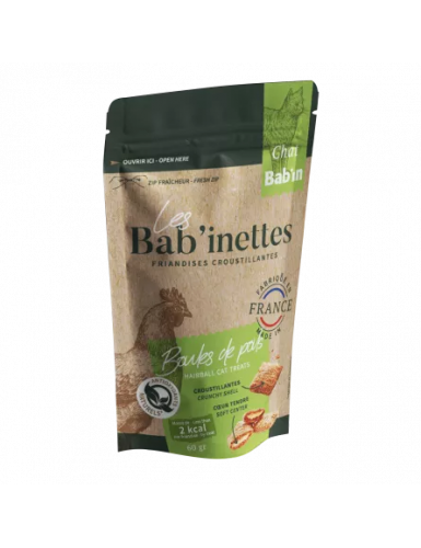  BAB'INETTES CHAT BOULES DE POIL 60g