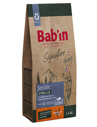 BAB'IN SIGNATURE CHAT SENIOR STERILISE 1.5 KG