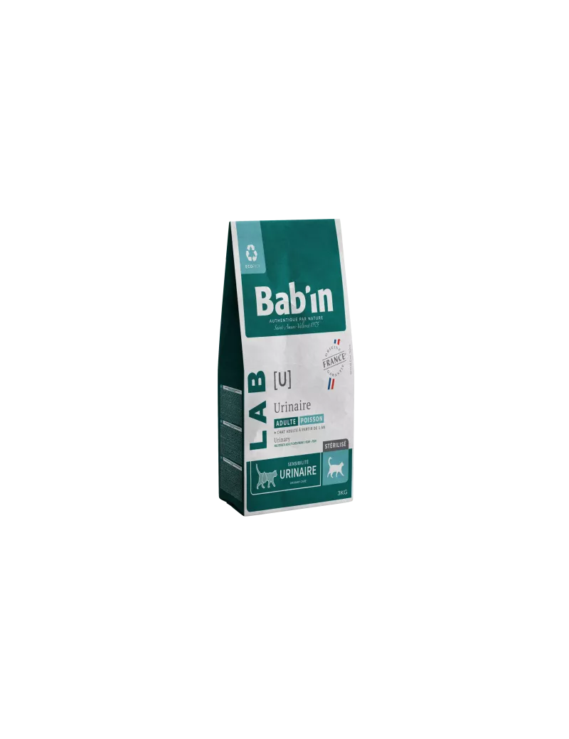  BAB'IN LAB CHAT ADULTE URINAIRE 3 KG