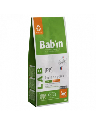 BAB'IN LAB CHAT PERTE DE POIDS 3 KG