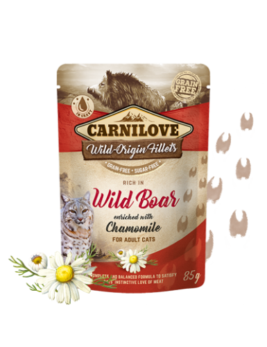  sanglier et camomille chat 85g