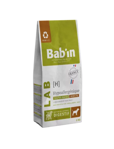  BAB'IN LAB ADULTE HYPOALLERGENIQUE (tte race) 2 KG