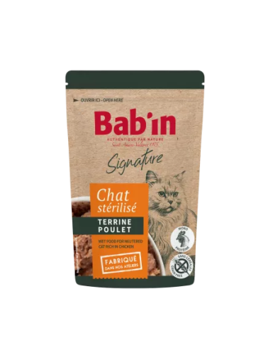  BAB'IN TERRINE CHAT ADULTE POULET