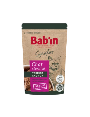 BAB'IN TERRINE CHAT ADULTE SAUMON