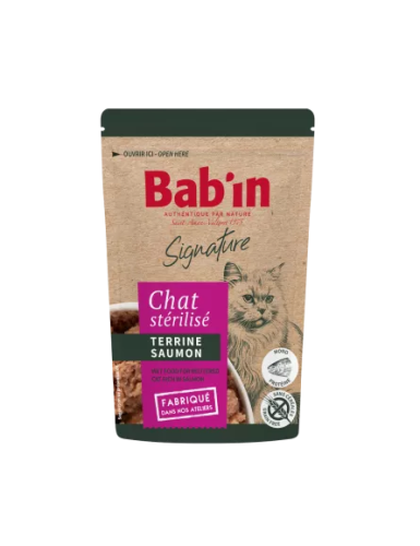  BAB'IN TERRINE CHAT ADULTE SAUMON