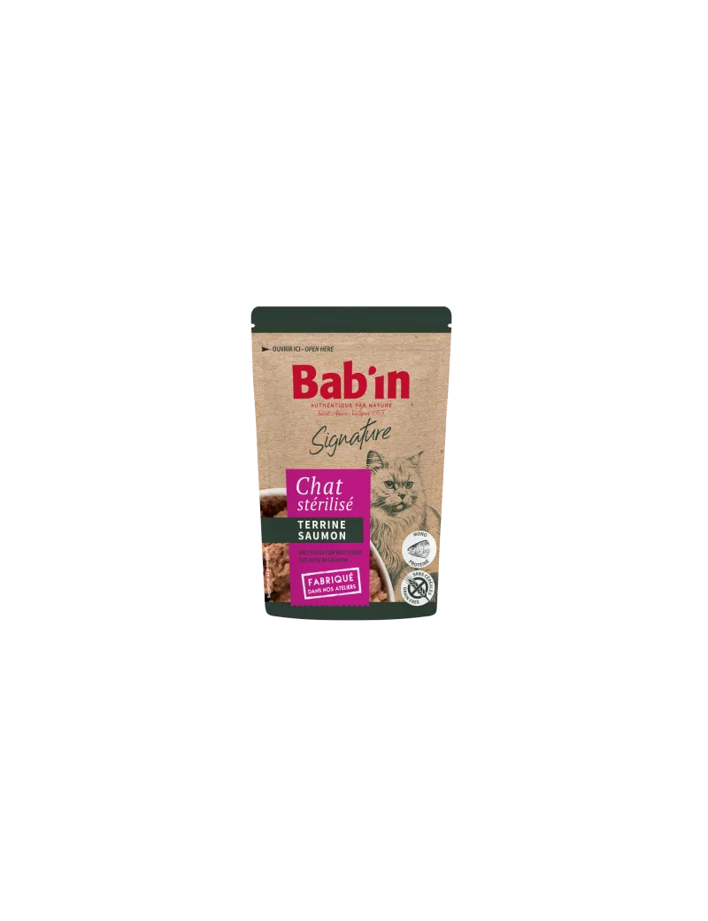  BAB'IN TERRINE CHAT ADULTE SAUMON