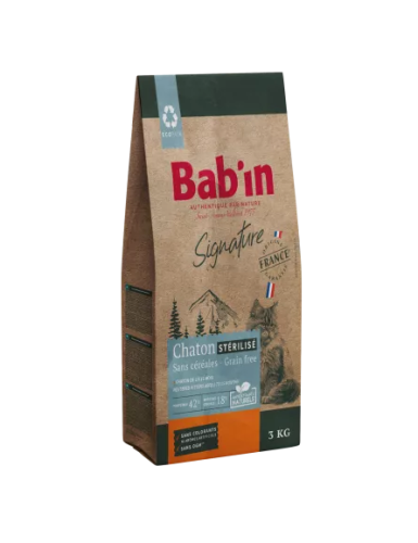  BAB'IN SIGNATURE CHATON SANS CEREALES 1.5 KG