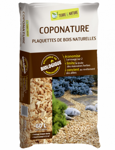  Plaquette de bois naturelle